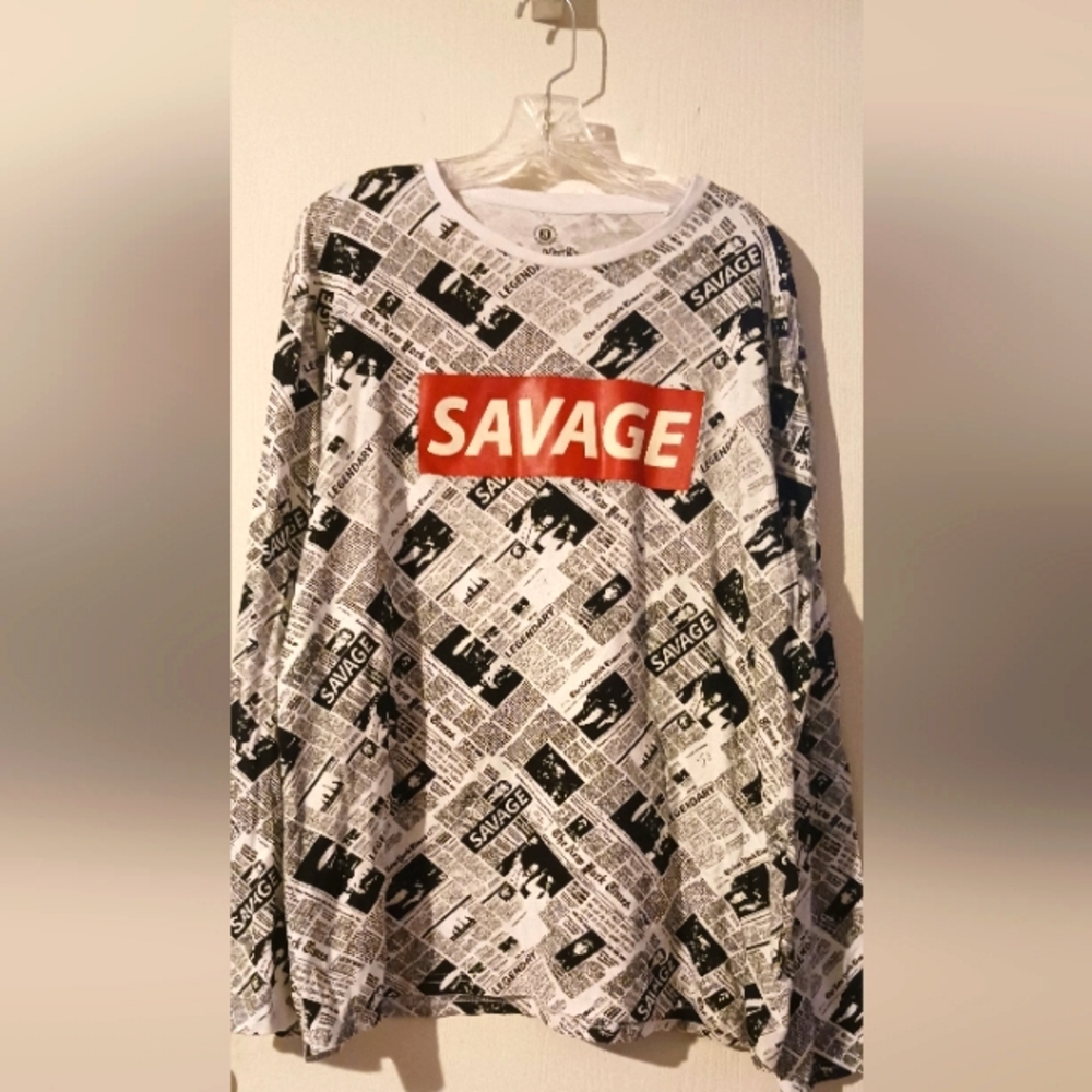 SAVAGE Longsleeve TShirt by‎ Brooklyns Best XL